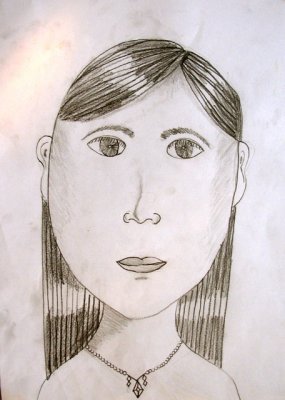 self-portrait, Janice, age:11