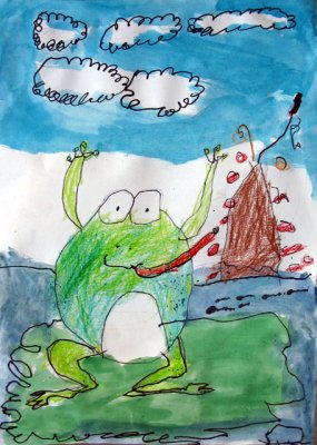 frog, William, age:5