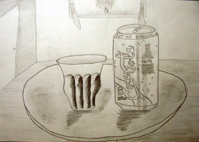 glass and can, Jing, age:11