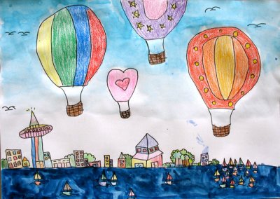 air balloons, Silvia, age:8