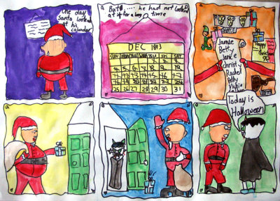 Christmas - storyboard, Jamie, age:10