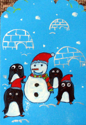 Christmas card, Sandy, age:13