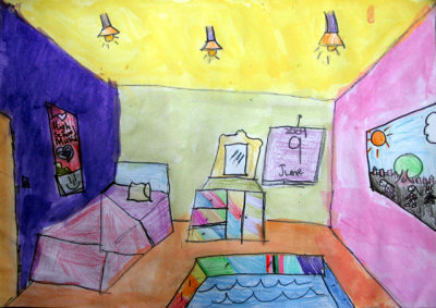 perspective: my dream room, Yuki, age:8