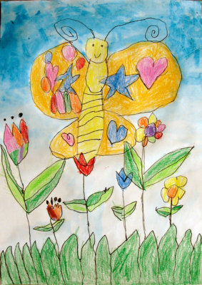 butterfly, Annie, age:4.5