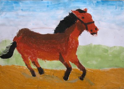 horse, Katherine, age:8