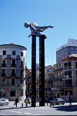 278 030403 Statue, Praza da Porte de Sol,Vigo.JPG