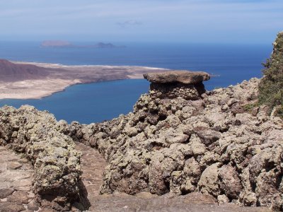 1958 View from Mirador Del Rio