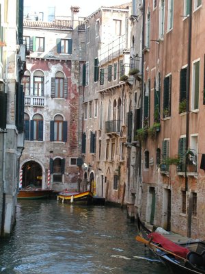 A side canal in Venice