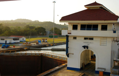 The Miraflores Lock - final lock