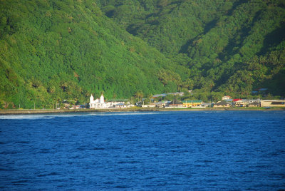 Sailing into Pago Pago  9 February 2008