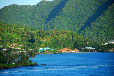 Sailing into Pago Pago 9 February 2008