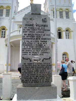 Church built by the Rev. John Williams who landed in 1830
