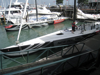 NZL 40 yacht built for the 1995 America's Cup Race for the New Zealand Team