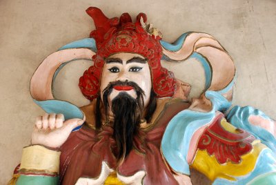 This classic art adornes the walls of many shrines in Vietnam