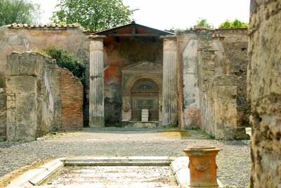 City baths villas theatres and wrestling grounds of Pompeii