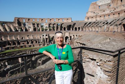 Rene at the Colosseum 14.4.2008