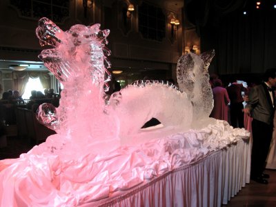 Anothe ice carving for a special formal night on board 3.2008