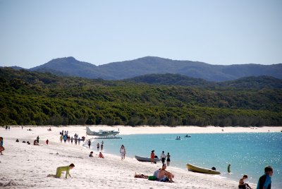 A beautiful winters day at Whitehaven Beach Great Barrier Reef