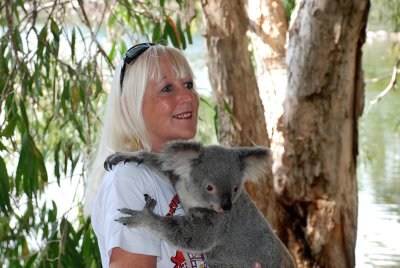 The highlight of my day and possibly the trip, holding Madie I have always wanted to cuddle a koala 17 July, 2008