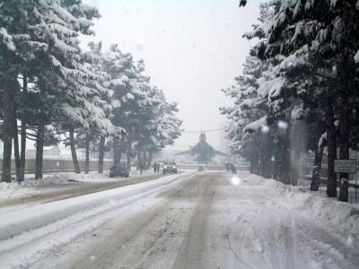 Approach to Kabul Airport in Afghanistan January, 2006