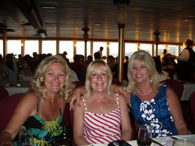Sandi, Rene and Kaz enjoying the dinner cruise off Maui.jpg