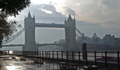 Misty morning by the Tower