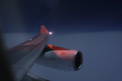 1st quarter moon shot. Philippine Airlines.