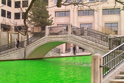 Greening of the Canal, St. Patrick's Day, Indianapolis