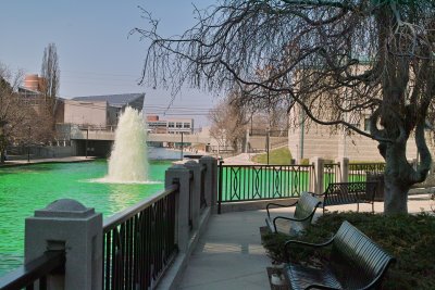 Greening of the Canal, St. Patrick's Day, Indianapolis