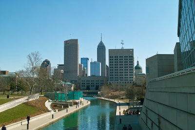 Indy Skyline and Canal