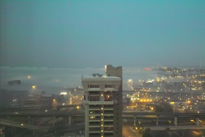 Mississippi River Fog at Dawn