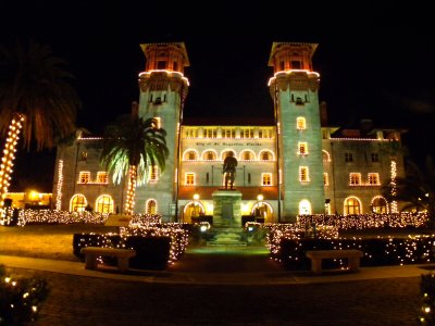 St. Augustine's Christmas lights