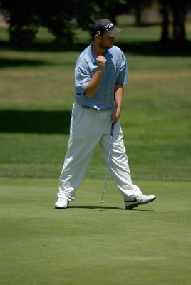 Kyle Candlish, saving par on 12th