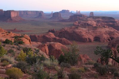 DAWN FROM HUNT'S MESA