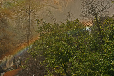 RAINBOW BELOW BRIDAL VEIL FALLS