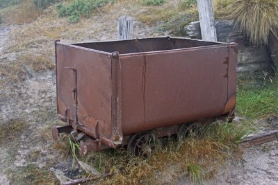 A COAL BUCKET AT COAL MINE