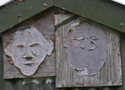 LOCAL ART WORK ON BOAT SHED