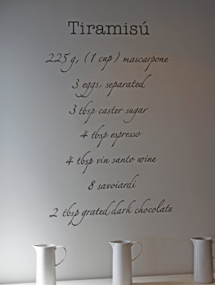 TIRAMISU: COMPLIMENTS OF 'MILK & HONEY' IN NAPIER