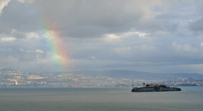 RAINBOW OVER ALCATRAZ