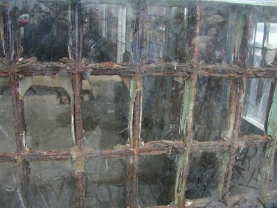 RUSTING WINDOWS AT ALCATRAZ