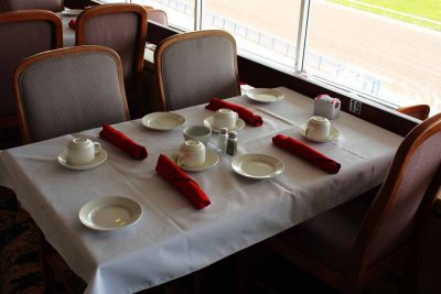 TABLE SETTINGS in POW Dinning Room