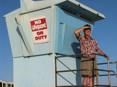 Lifeguard went home for the day