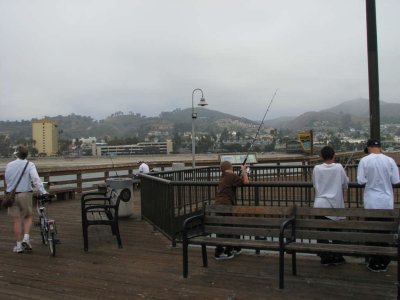 Fishermen (boys) on the pier