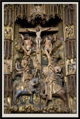 Altarpiece: Scenes de l'Enfance et de la Passion du Christ, XVI siecle