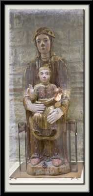 Vierge a l'Enfant en majeste, dernier quart XIIe siecle