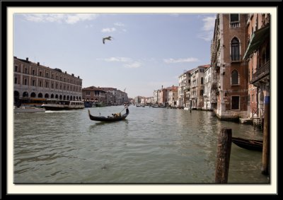 Looking up the Grand Canal