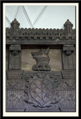 Carving in the Long Gallery