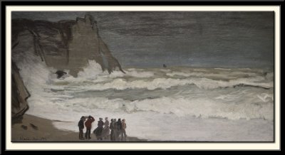 Grosse mer a Etretat, 1868-9