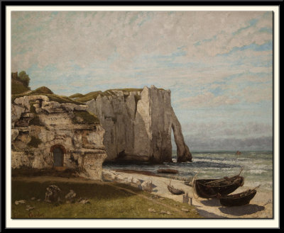 La falaise d'Etretat apres i'orage, 1869