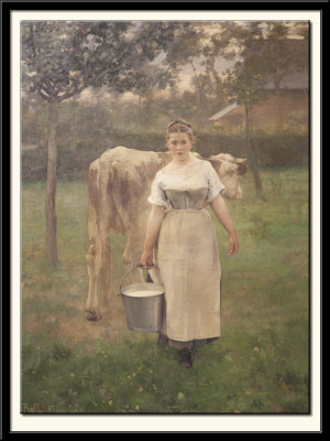 Manda Lametrie, fermiere, 1887